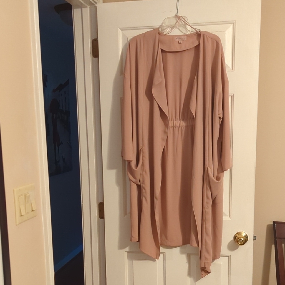 Elegant Pink/Salmon Cardigan